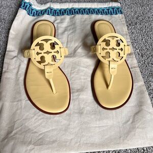 Tory Burch Miller Sandals-Yellow